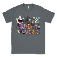 Charcoal Heather spooky vibes Classic Tee - CowhideDigitalArt