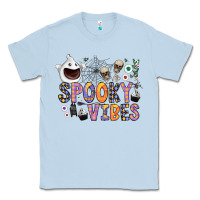 Dusty Blue spooky vibes Classic Tee - CowhideDigitalArt