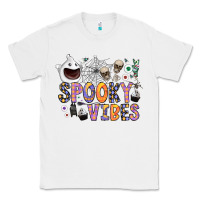 White spooky vibes Classic Tee - CowhideDigitalArt