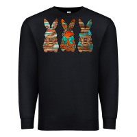 Black western easter bunnies Premium Sweatshirt - Jasminsmagicworld