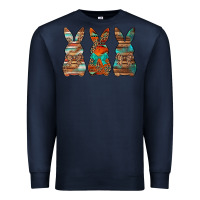 Navy western easter bunnies Premium Sweatshirt - Jasminsmagicworld