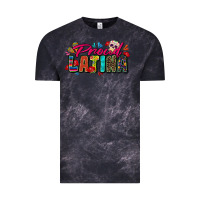Cloud Black proud latina Vintage Tee - Zillion Design Studio
