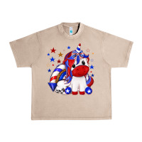 French Oak 4th of july american unicorn Urban Heavy Tee - texasbilliewilder