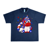 Navy 4th of july american unicorn Urban Heavy Tee - texasbilliewilder