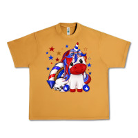 Peanut Butter 4th of july american unicorn Urban Heavy Tee - texasbilliewilder
