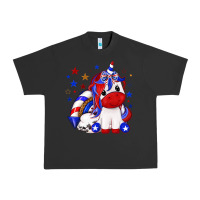 Pigment Black 4th of july american unicorn Urban Heavy Tee - texasbilliewilder
