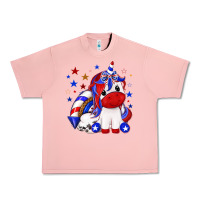 Salmon 4th of july american unicorn Urban Heavy Tee - texasbilliewilder