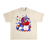 Sandshell 4th of july american unicorn Urban Heavy Tee - texasbilliewilder