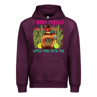 Mauve Wine i want tequila little time with you Urban Hoodie - LillyAllenDesigns