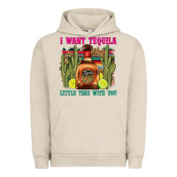 Pigment French Oak i want tequila little time with you Urban Hoodie - LillyAllenDesigns
