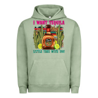Pigment Oil Green i want tequila little time with you Urban Hoodie - LillyAllenDesigns