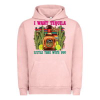 Pigment Salmon i want tequila little time with you Urban Hoodie - LillyAllenDesigns