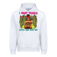 White i want tequila little time with you Urban Hoodie - LillyAllenDesigns