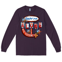 Plum leave me alone anti valentines day Long Sleeve Tee - FaDigitalArtStudio