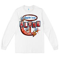 White leave me alone anti valentines day Long Sleeve Tee - FaDigitalArtStudio