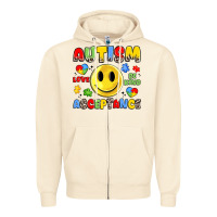 Sandshell autism acceptance Zipper Hoodie - JahusDesignShop