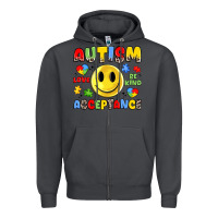 Smoke autism acceptance Zipper Hoodie - JahusDesignShop