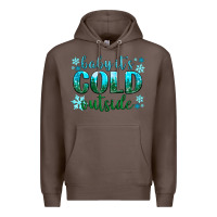 Coffee baby its cold outside Premium Hoodie - NancyCooperArtShop