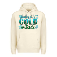 Sandshell baby its cold outside Premium Hoodie - NancyCooperArtShop