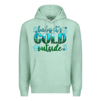 Seafoam baby its cold outside Premium Hoodie - NancyCooperArtShop
