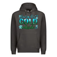 Smoke baby its cold outside Premium Hoodie - NancyCooperArtShop