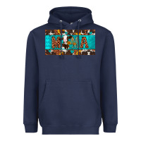 Navy mama holstein cow license plate Heavyweight Hoodie - Artiststas
