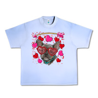 Grape Ice valentine's day french bulldog puppy Urban Heavy Tee - RanaPortraitStore