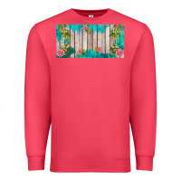 Cardinal western floral  license plate template Premium Sweatshirt - BarkalooDesign