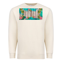Sandshell western floral  license plate template Premium Sweatshirt - BarkalooDesign