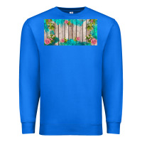 True Royal western floral  license plate template Premium Sweatshirt - BarkalooDesign