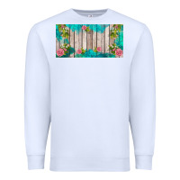 White western floral  license plate template Premium Sweatshirt - BarkalooDesign