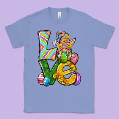 Love Gnome Easter Classic Tee Designed By Neo Western