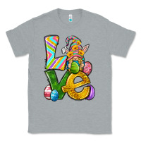Heather Grey Love gnome Easter Classic Tee - Neo Western