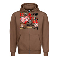 Chestnut it's a tee ball kinda day Zipper Hoodie - JahusDesignShop