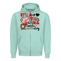 Seafoam it's a tee ball kinda day Zipper Hoodie - JahusDesignShop