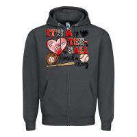 Smoke it's a tee ball kinda day Zipper Hoodie - JahusDesignShop