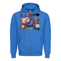 True Royal it's a tee ball kinda day Zipper Hoodie - JahusDesignShop