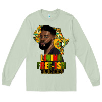 Matcha juneteenth living freeish since 1865 Long Sleeve Tee - HRA Design Shop