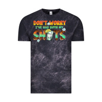 Cloud Black dont worry ive had both my shots Vintage Tee - texasbilliewilder