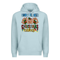 Blue Mist snow flakes christmas cakes ado Premium Hoodie - AdoDesignShop