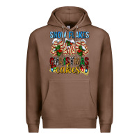 Chestnut snow flakes christmas cakes ado Premium Hoodie - AdoDesignShop