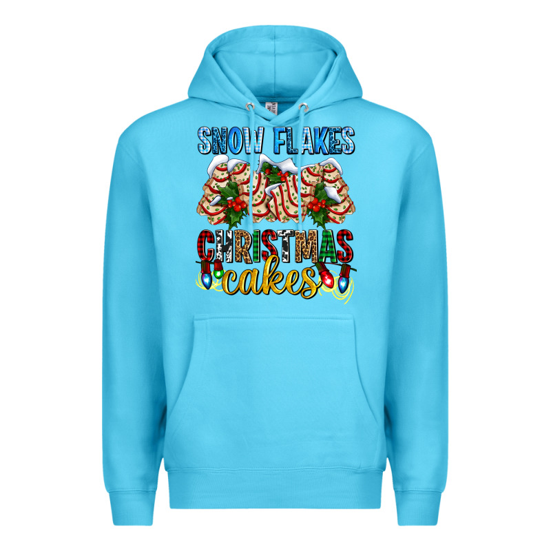 Snow Flakes Christmas Cakes Ado Premium Hoodie by AdoDesignShop | Teevron