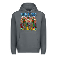 Rock snow flakes christmas cakes ado Premium Hoodie - AdoDesignShop