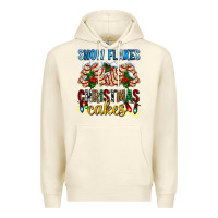 Sandshell snow flakes christmas cakes ado Premium Hoodie - AdoDesignShop