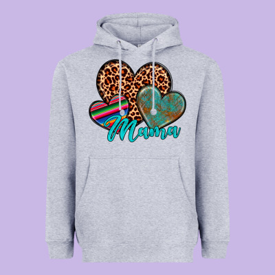 Hearts Mama Heavyweight Hoodie Designed By Artiststas