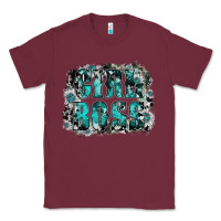 Burgundy girl boss Classic Tee - SublimationCraftShop