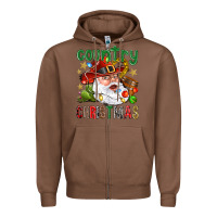 Chestnut Country Christmas Zipper Hoodie - BundleAndBundleShop