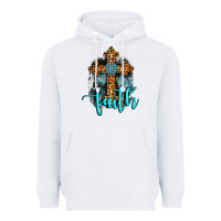 White faith western turquoise Heavyweight Hoodie - AdoDesignShop