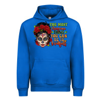 Cobalt the most chingona thing you can be is yourself sug Urban Hoodie - LillyAllenDesigns