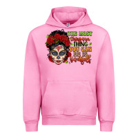 Fuchsia Pink the most chingona thing you can be is yourself sug Urban Hoodie - LillyAllenDesigns